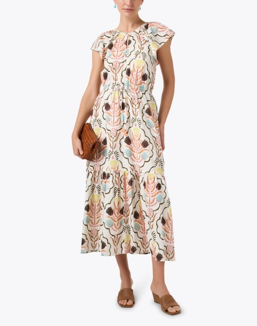 Omika's Cora Multi - Patterned Women's Midi Dress