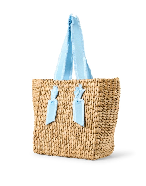 Isla Bahia Blue Hand - woven Tote Bag for All - season Use