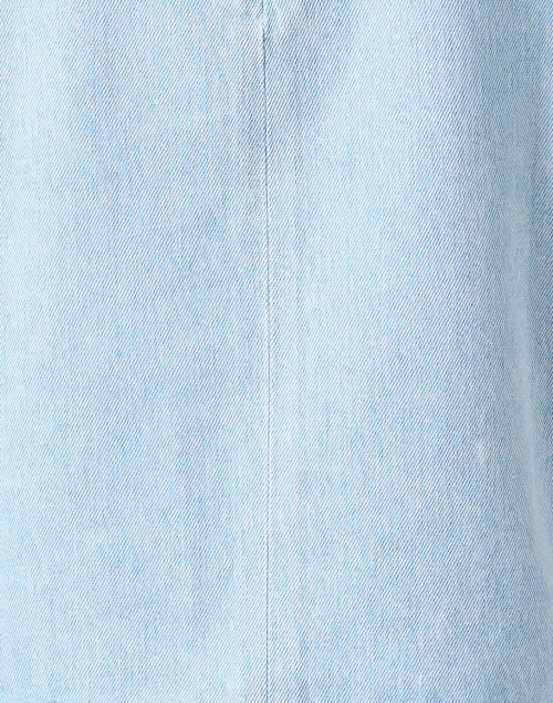 Stylish Light Blue Bleached Denim Tokono Top for Effortless Chic