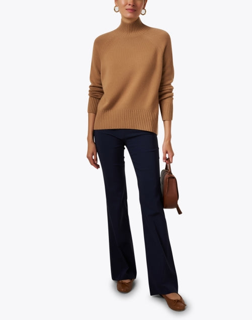 Navy Bellini Signature Stretch Pull - On Slim - Fit Flared Pant