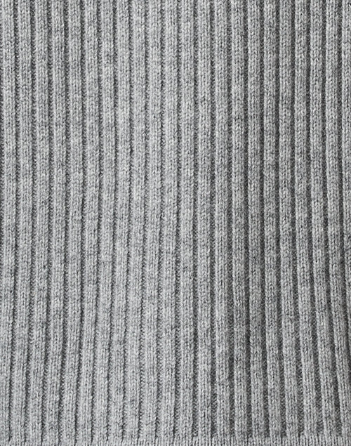 Fabiana Filippi Roccia High - quality Grey Sleeveless Hooded Wool - Silk - Cashmere Sweater