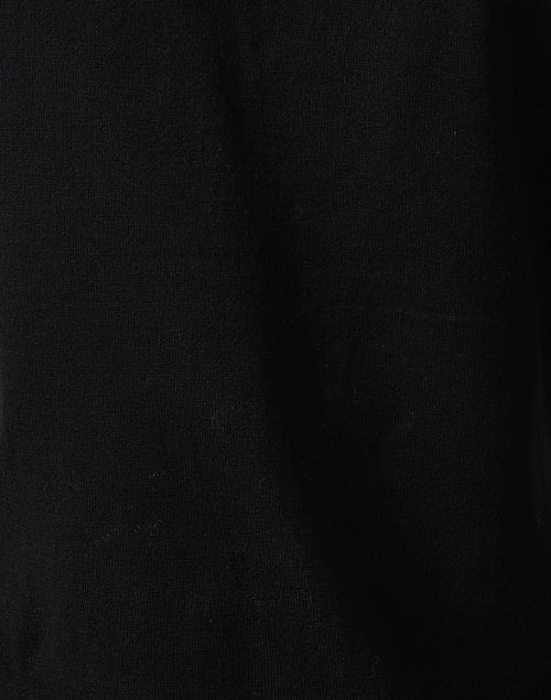 Chic Black Semi - Relaxed Sleeveless Crew - Neck Top