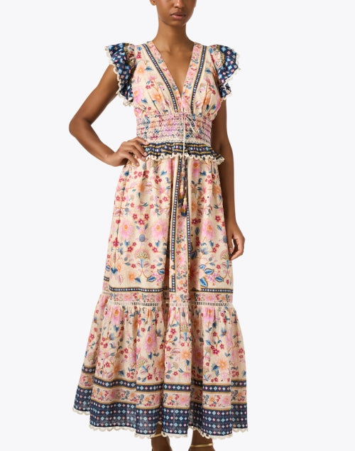 Farm Rio Superbloom Floral Print 100% Cotton Casual Dress