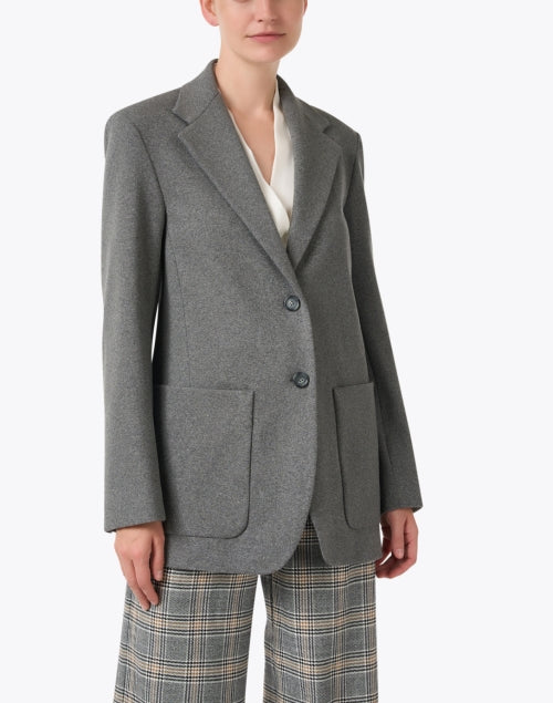 Stylish Weekend Max Mara Campale Double - Button Grey Blazer