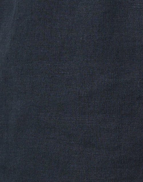 Stylish Navy Relaxed Linen Shorts for Getaways