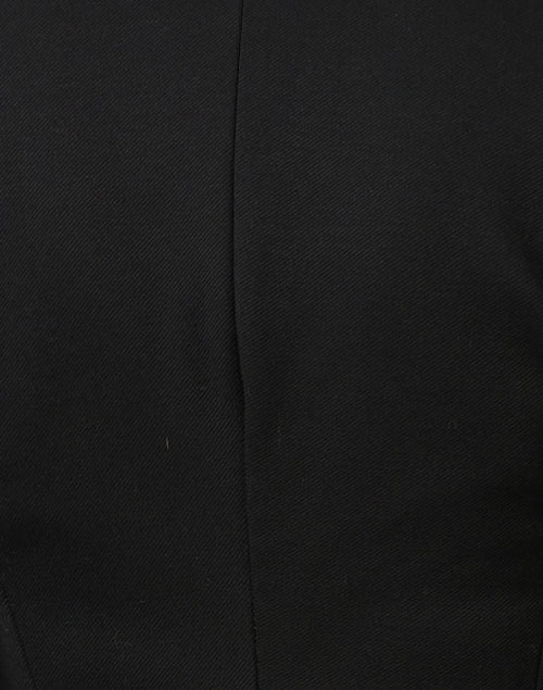 Stylish Black Double - Breasted Longline Jacket for Fall
