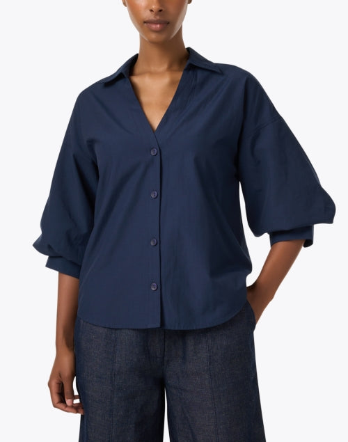 Navy Blue Kate Women's Blouse Top