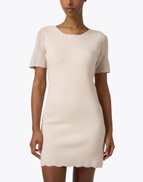 Burgess Audrey Knit Sand Dress for Week - to - Weekend Styling