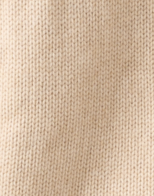 Elegant Beige Cashmere Pullover Sweater - Stelli by Kujten