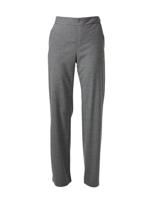 Stylish Chiara Grey Check Stretch Pants for Weekdays