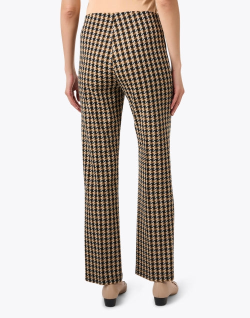 Jules Pull - On Knit Wide - Leg Houndstooth Trousers