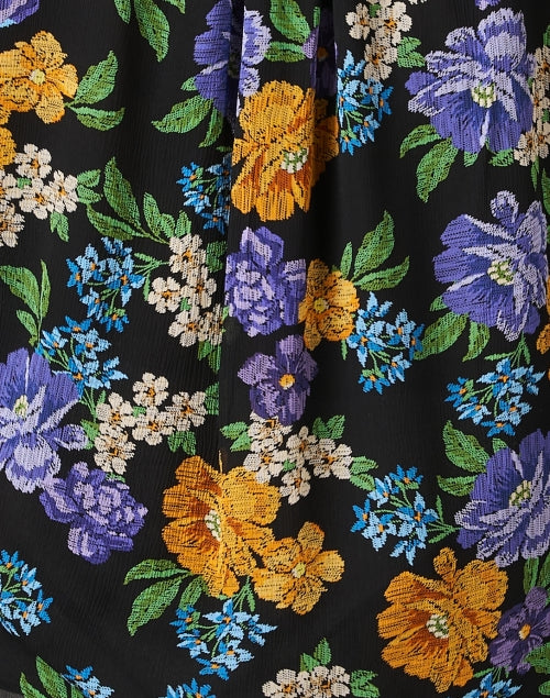 Stylish Caitlin Black Multi - Floral Featherweight Blouse
