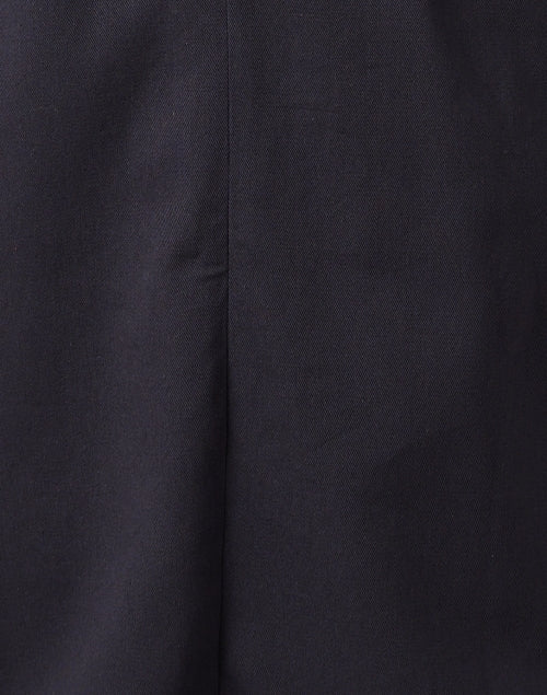 Albenga Navy Blue 100% Cotton Women's Sheath Style Dress for Work and Weekend