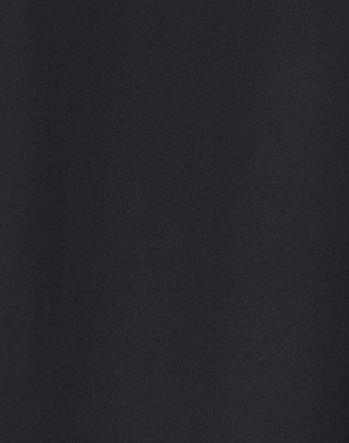 Elegant Black Silk-Mixed Women's Blouse for Capsule Wardrobe