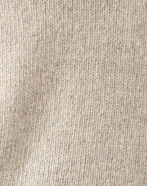 Elegant Taupe Cashmere Women's Cardigan for Layering