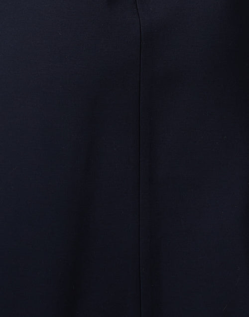 Stylish Sky Blue Navy Wool Jersey Mini Dress for Timeless Elegance