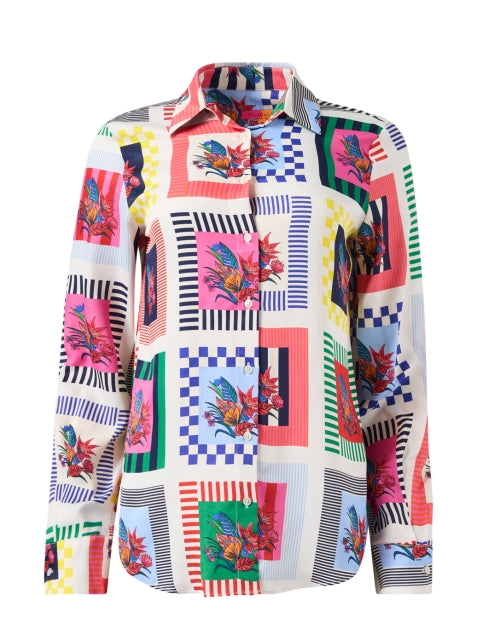 Gaby Women's Multi - Patterned Lightweight Blouse Top