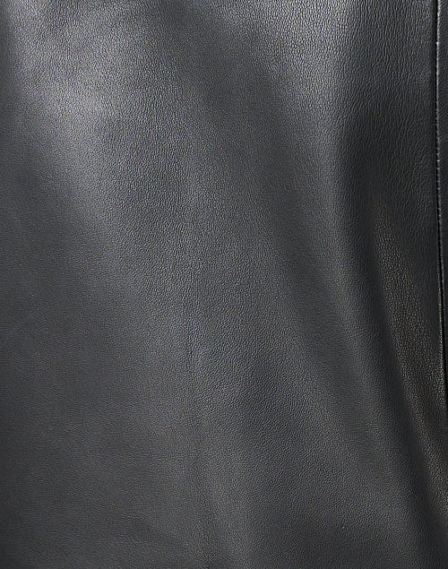 Stylish Women's Black Nappa Leather Fall Jacket