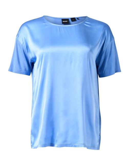 Esandy Blue Women's Jersey Casual Top for All Seasons