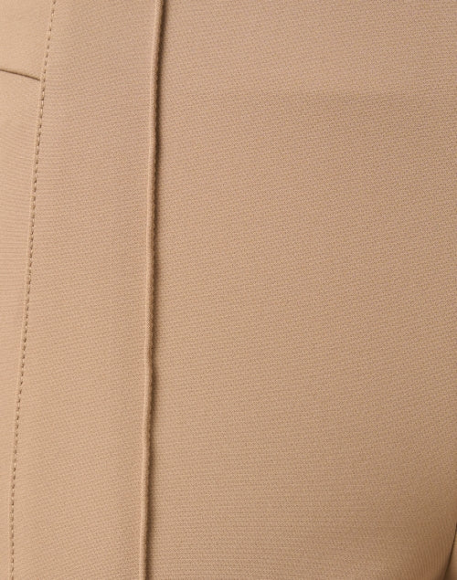 Lafayette 148 New York's Stylish Gramercy Camel-colored Stretch Pintuck Dress Pants