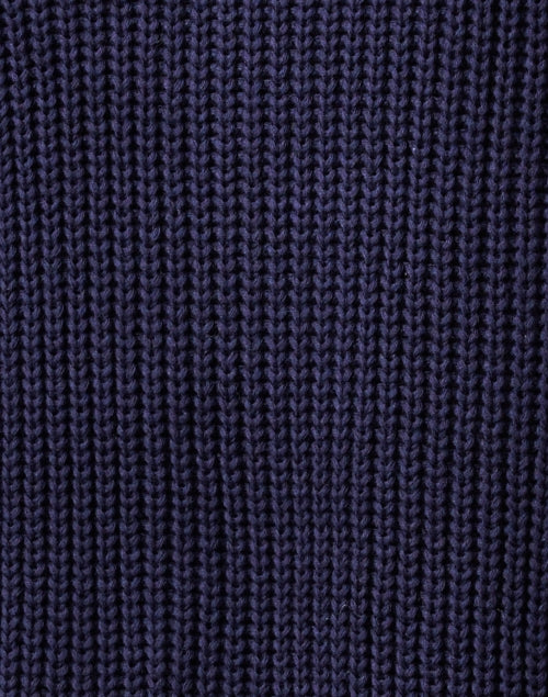 Marlowe Indigo Embroidered Pure Cotton Women's Knit Sweater