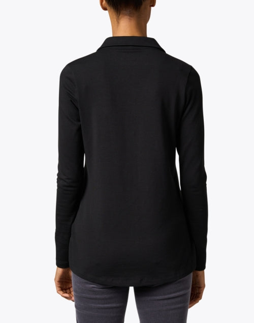 Black Men's and Women's Pima Cotton Blend Casual Classic Shirt
