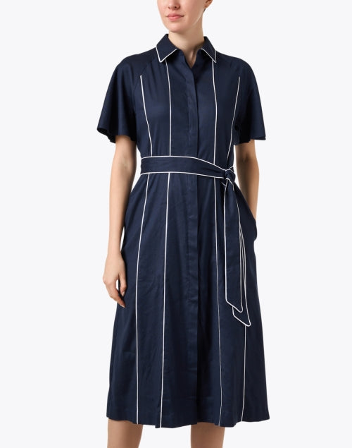 Stylish Navy Twill Joanna Dress for All Occasions
