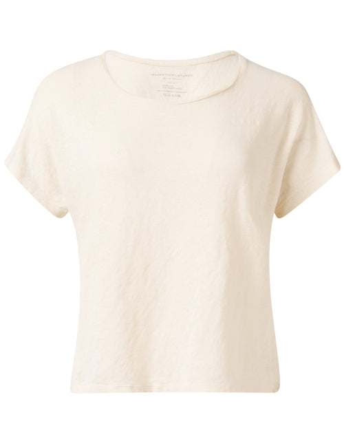 Exquisite Ivory Stretch Linen Blend Shirt for Stylish Outfits