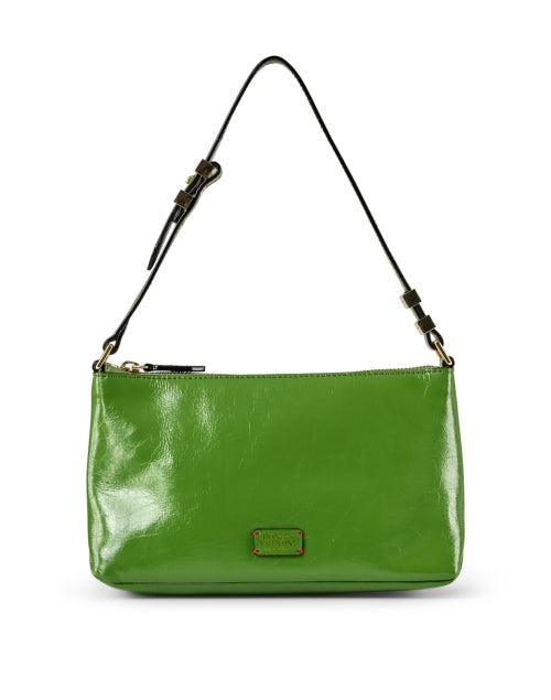 Frances Valentine Freddie Stylish Green Leather Shoulder Handbag