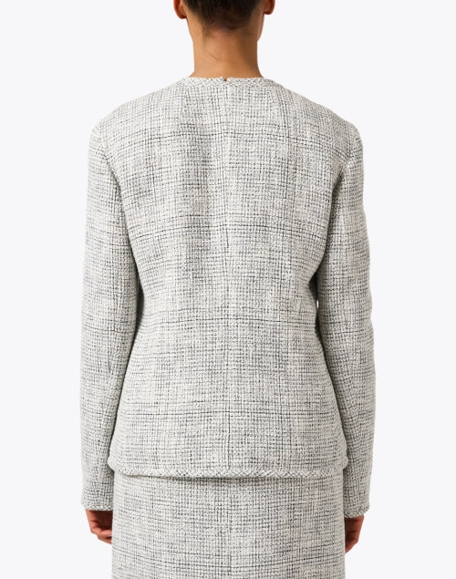 Lafayette 148 New York Cloud Multi-Tweed Stylish Tailored Jacket