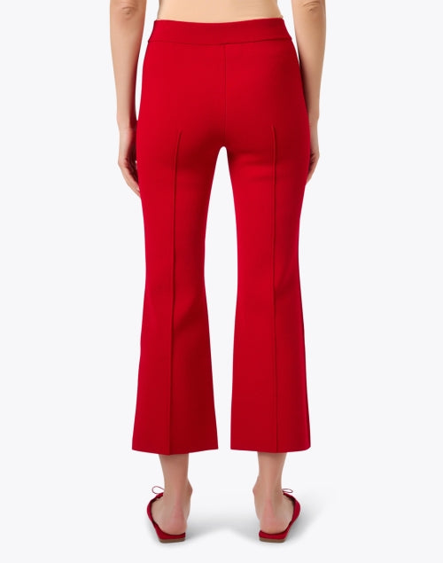 Stylish Rene Stretch Red Flare-Leg Pant for Versatile Wear