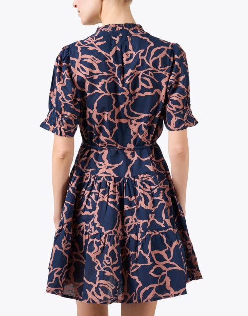 Apiece Apart's Stylish Navy Lightweight Cotton Tie-Belt Dress