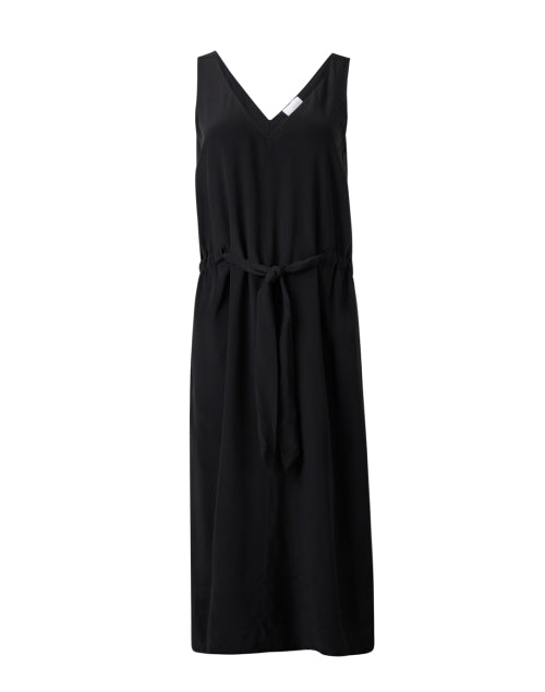 Stylish Ecru Cruz Black Silk-Blend Dress for All Occasions