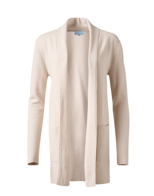Beige Lightweight Knit Sand-style Travel Coat for Chilly Mornings