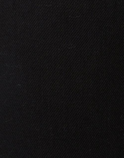 Mother's Stylish Black Stretch Denim Patch Pocket Bootcut Jeans