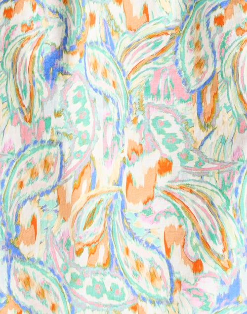 Shoshanna's Cella Lightweight Blouse with Multicolor Paisley Print