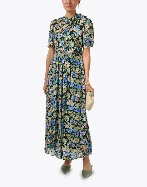 Thelma Women's Multi Floral Printed A-Line Dress