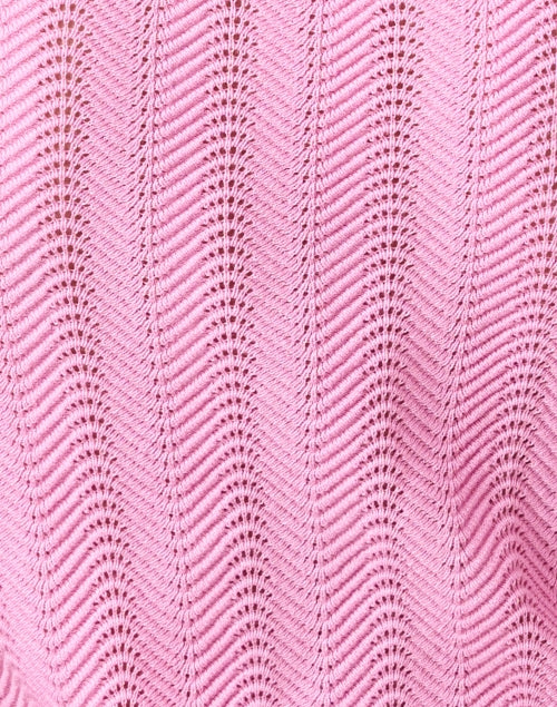 Pink Jackie Pointelle Silk Blend Sweater - A Stylish Everyday Essential