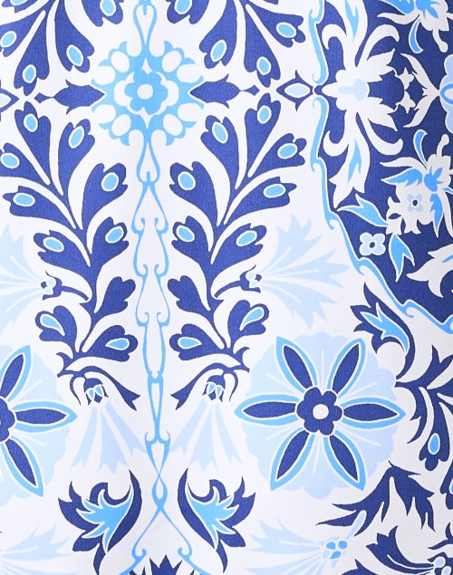 Stylish Emerson Women's Dress with White and Blue Print