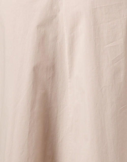 Elegant Beige Cotton Shirt-style Dress by Callas Milano