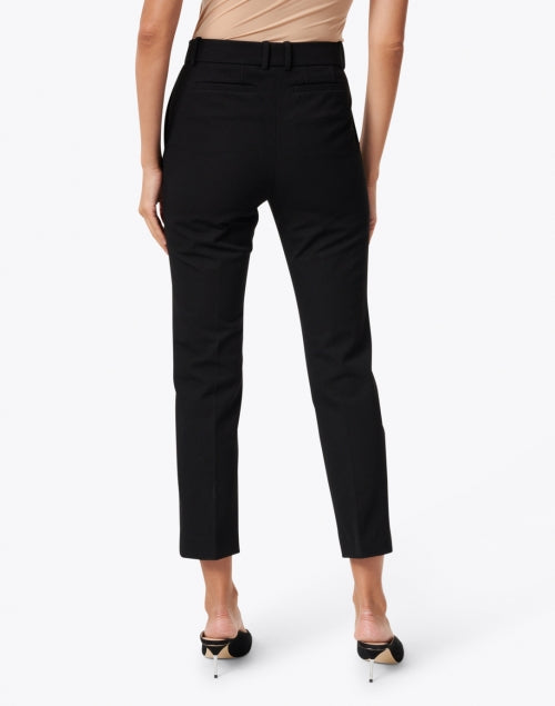 Coleman Men's Classic Black Gabardine Stretch Slim - Leg Tailored Trousers