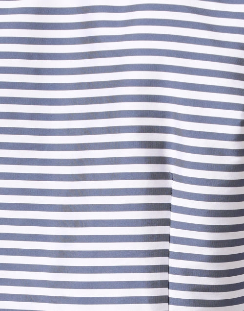Stylish Celine Navy and White Striped Women's Blouse Shirt