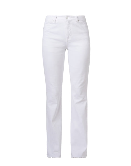 Elliott Lauren Hollywood-Style Women's White Bootcut Stretch Denim Jeans
