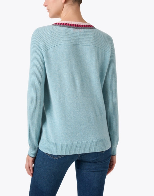 Shore Blue Luxury Cashmere Women's Knit Sweater