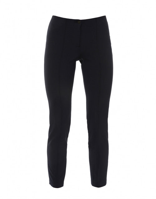Navy Blue Technological Stretchable Trousers by Ros - Ideal for All - Day Wear