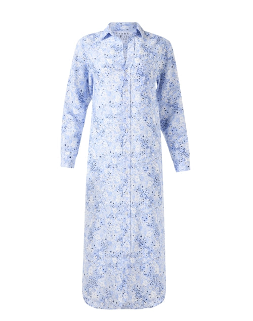 Frank & Eileen Rory Blueprint Linen Casual Shirt Dress for Warm Weather