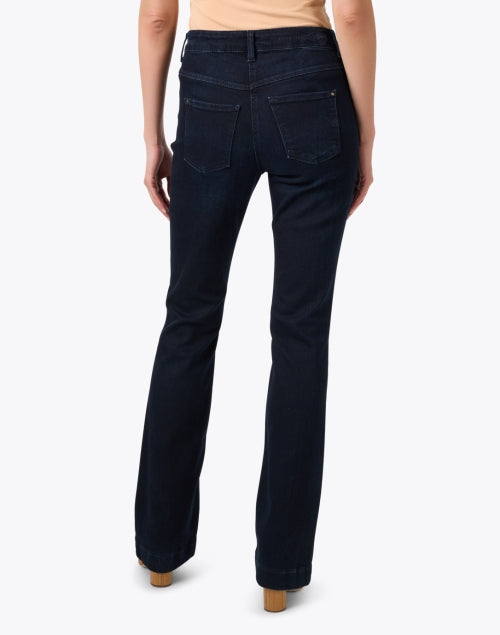 Stunning Dark Blue Stretch Bootcut Dream Jeans by MAC
