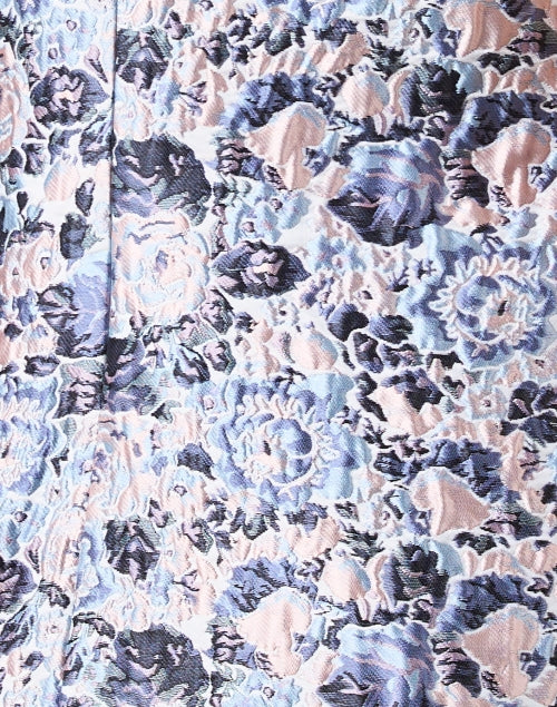 Abbey Glass Lulu Luxurious Jacquard Mini Lavender Dress