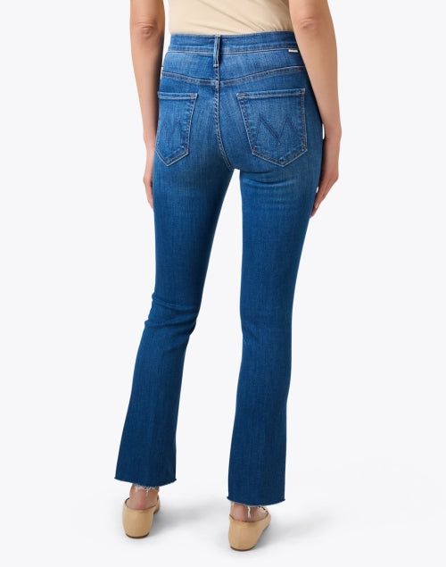 The Iconic Mother's Insider Bootcut Jeans with Frayed Hem