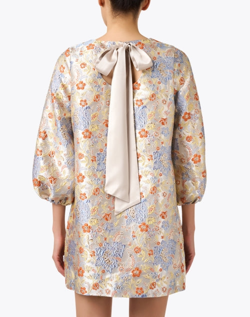 Elegant Rosanna Floral Jacquard Women's Mini Dress